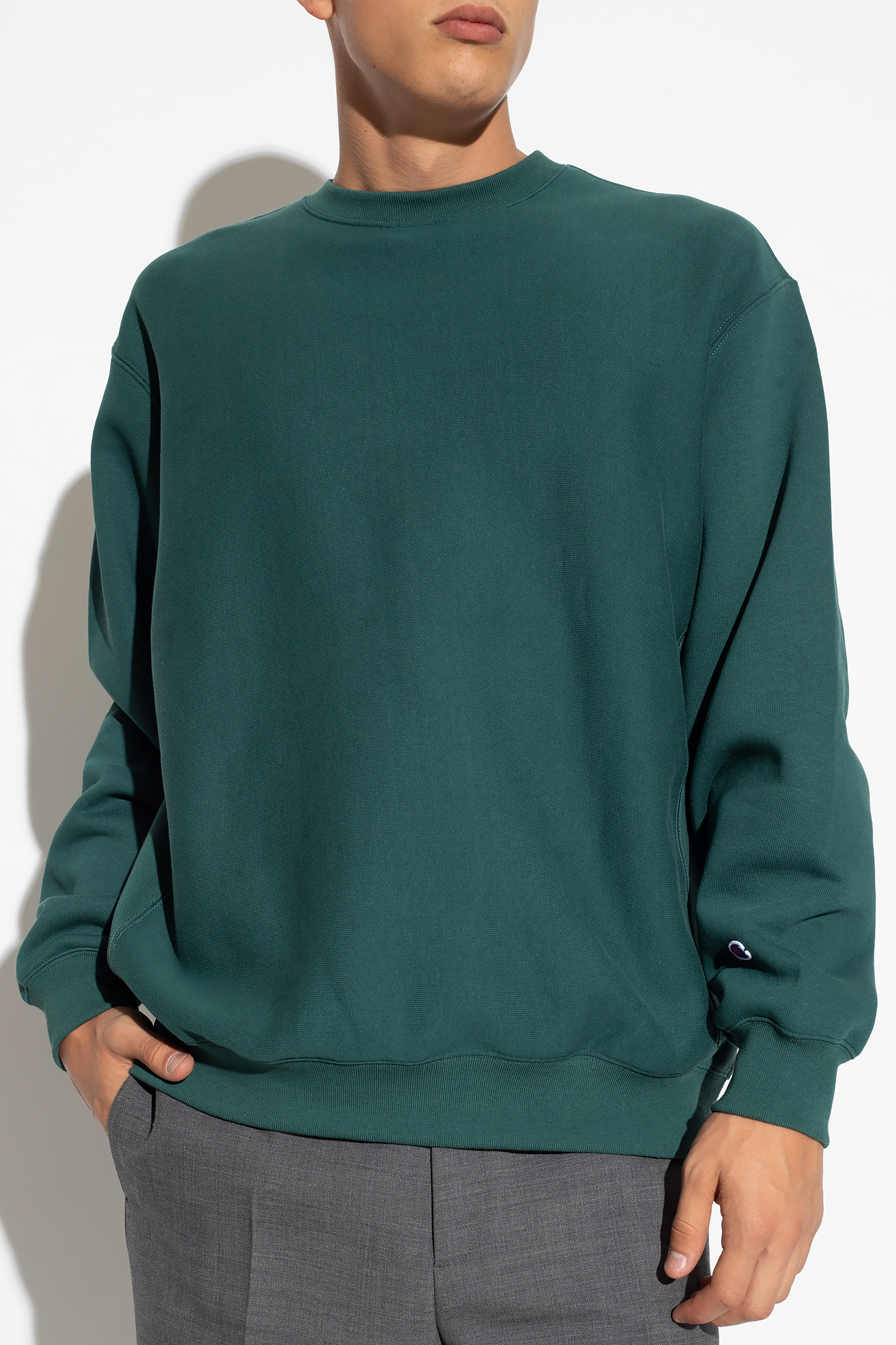 Champion sweatshirt sale mens green